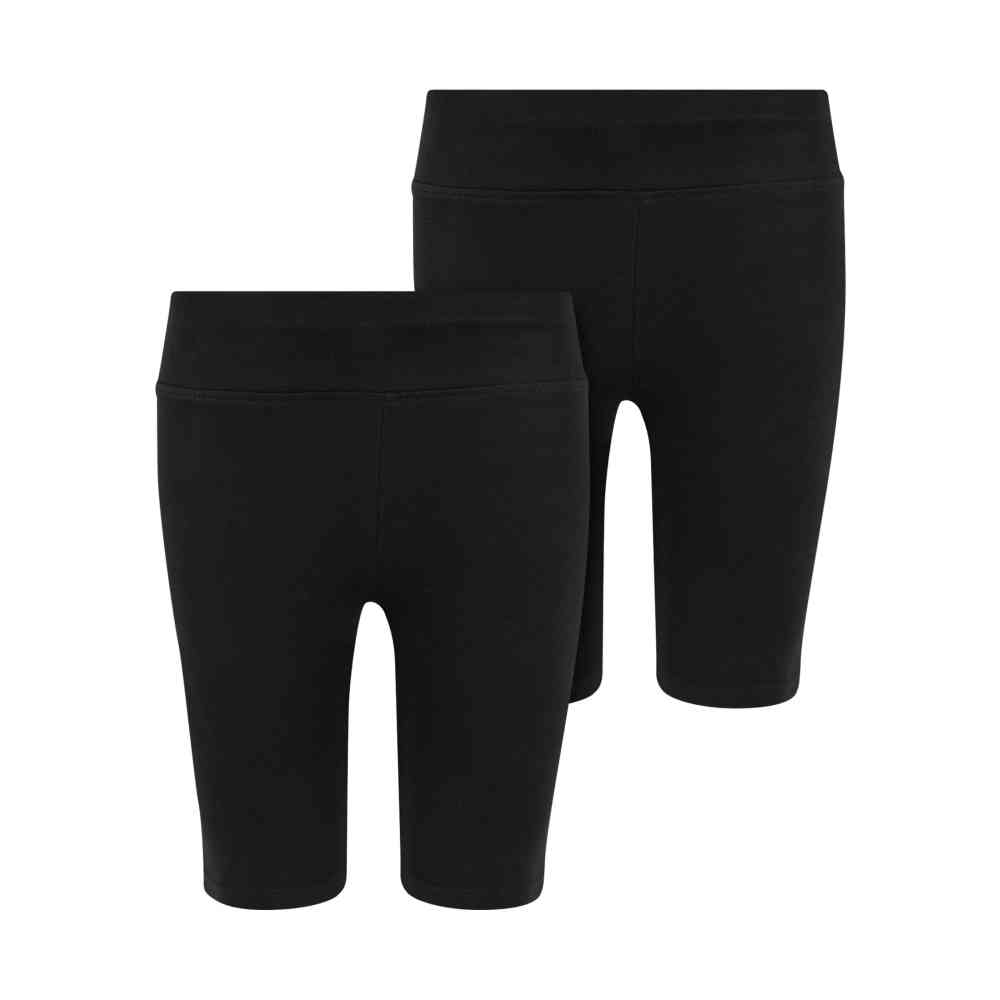 Urban Classics - High Waist Cycle Short enfant - Noir/Noir